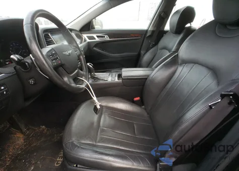 2017 Genesis G80 Base from USA, damaged, VIN KMHGN4JE2HU182916